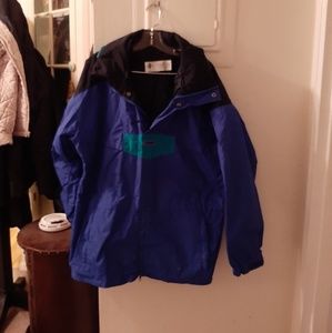 Mens Columbia wind breaker rain hoodie